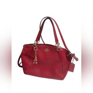 Coach Red Shoulder Crossbody Hand Bag F28993